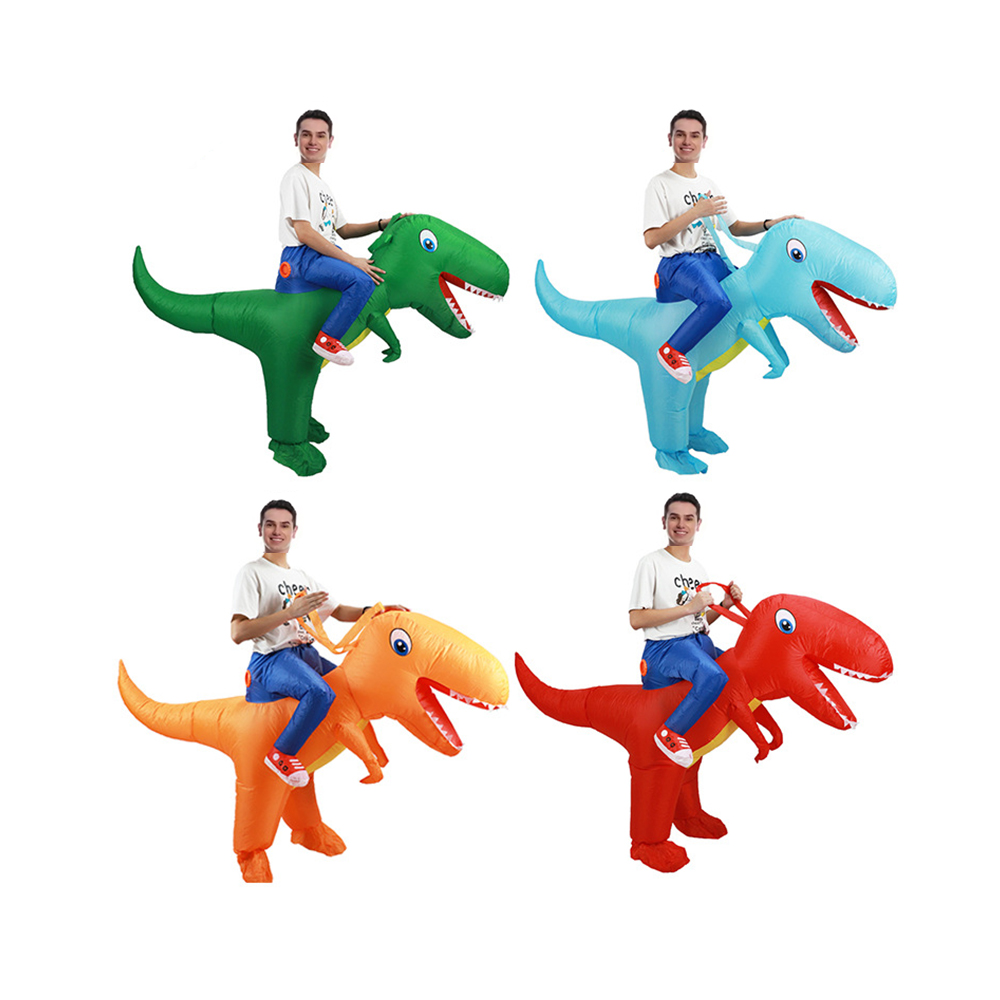 Inflatable Dinosaur Costume Adult - AdultHot Kinder Grünes aufblasbares Dinosaurier-Kostüm Anime-Maskottchen-Anzug