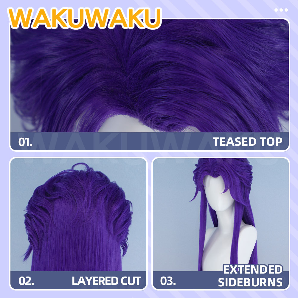 AUF LAGER Jester Cosplay Perüc – Anime Cosplay Wig Heat Resistant Bewertung und Preis