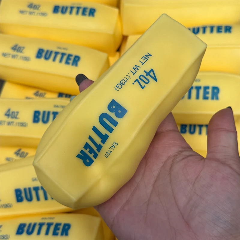 Butter-Stick-Quetschball, Stre – Novelty Gifts Bewertung und Preis