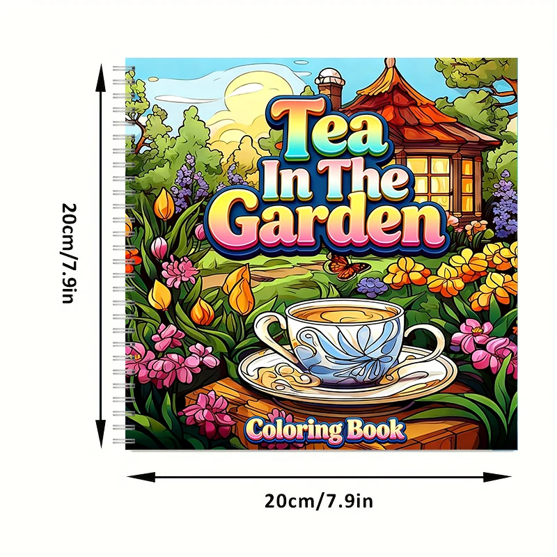 Malbuch „Tea In The Gardens“ f – Party Supplies Bewertung und Preis